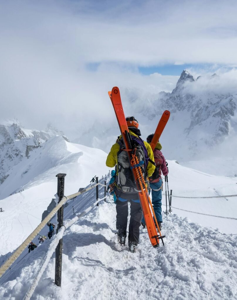Skiing, Chamonix